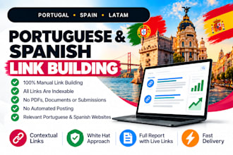 build manual spanish and portuguese backlinks for latam