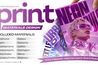 design brochures flyers and print marketing collateral
