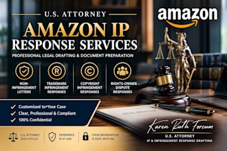 draft an amazon trademark suspension appeal and poa