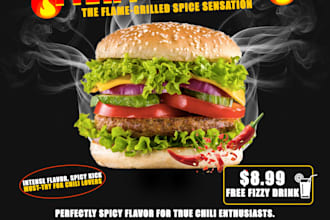 design eye catching food poster
