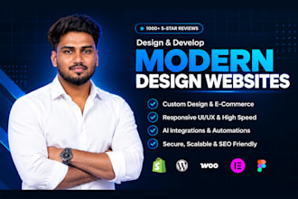 create modern portfolio websites in HTML CSS  react
