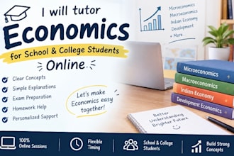tutor economics for school and college students online