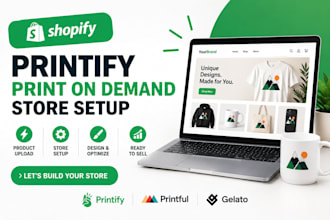 build your shopify printify print on demand store