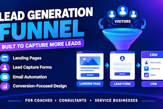 build a lead generation funnel for coaches, consultants and service businesses