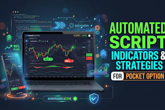 code pocket option automated script, indicator and strategy for options