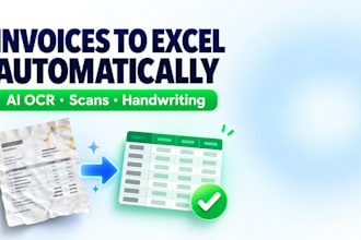 automate invoice and pdf data extraction to excel with ai ocr