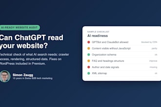 audit if your website is ready for chatgpt and ai search