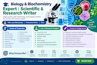 help in biology, biochemistry, biotechnology, pharmacology, medical biology