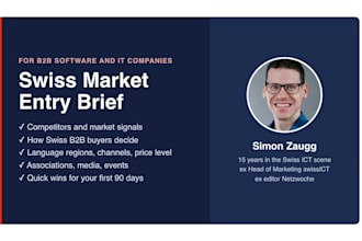 give you a swiss market entry brief for your b2b software or IT company