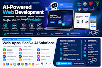 develop ai website development, ai chatbot