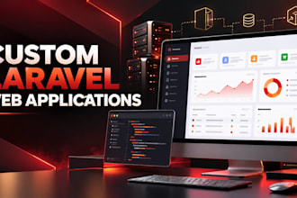 build a custom laravel web application