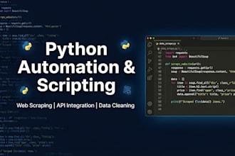 build ai models or python automation scripts
