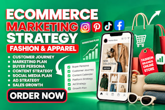 ecommerce marketing strategy, fashion, apparel customer journey, marketing plan
