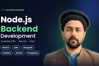 build your node js backend API