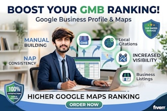 manually build local citations to boost your gmb and maps ranking