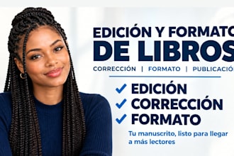 editaré, formatearé corregiré y maquetaré tu libro para amazon KDP y publicación