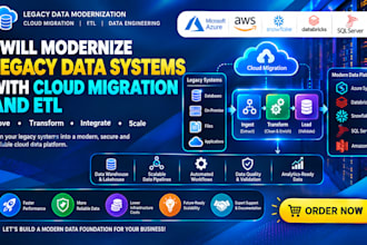 modernize legacy data systems with cloud migration and etl data migration