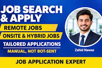 be your job application assistant, search and apply  jobs for you