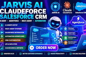jarvis ai claudeforce salesforce  crm ai agent agentforce multi agent automation