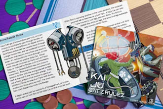 rulebook manual design board game card game tabletop rulebook game artwork