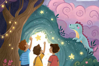 create children book illustration and storybook art