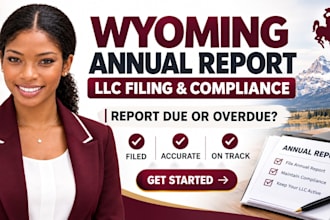 file wyoming annual report wyoming llc annual report filing llc compliance