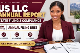 file your US llc annual report and state annual filing compliance