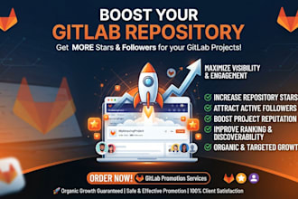 genuinely do gitlab promotion gitlab repository for more stars followers