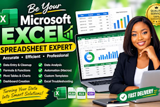 be your microsoft excel spreadsheet expert