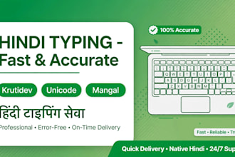 do fast hindi typing and krutidev to unicode typing