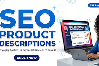 write SEO product descriptions for your online store