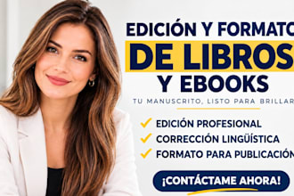 editaré, corregiré formatearé y maquetaré tu libro para amazon KDP y publicación