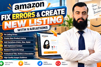 create amazon product listing, product description, amazon fba listings