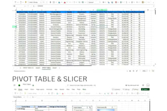 analyze survey data and create dynamic excel pivot tables