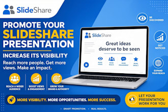promote your slideshare presentation and increase its visibility