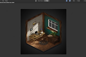 render your finished blender project