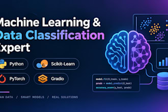 build machine learning models and data classification pipelines