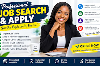 provide professional job search and application support
