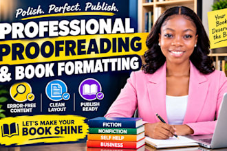do proofreading, book editing and book proofreading services