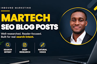 write marketing and martech seo blog posts