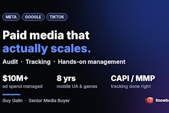 manage and scale your meta, google and tiktok ad campaigns