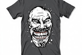 make a custom funny meme t shirt design for you