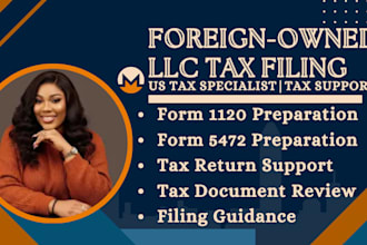file US tax extension form 7004 for foreign owned llc 1120 5472