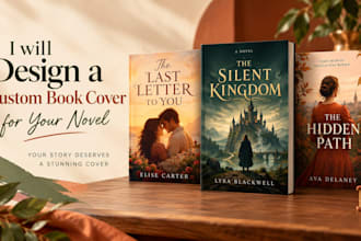 design a custom book cover for your novel