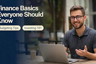 design crypto and finance youtube thumbnails in your niche