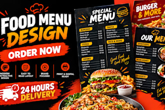 restaurant menu design digital menu board food menu TV menu salon price list