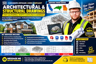 do architect and structural engineer for california, north carolina, georgia usa