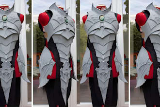 design eva foam cosplay armor sewing patterns, 3d cosplay model, pepakura helmet
