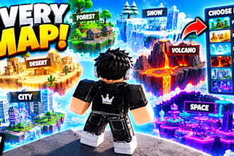 build your custom roblox map, vfx, lobby, and environment in roblox studio