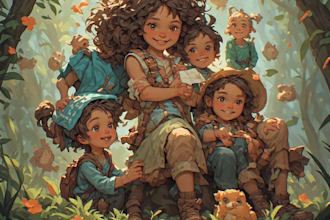 children book cover and children book illustrations